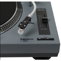 DJ виниловый проигрыватель Lenco L-3808 (серый) - Превью изображения №5 — Интернет-магазин Time-Shop