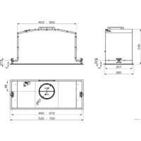 Кухонная вытяжка Faber BI-Air KL A70 305.0615.687 - Превью изображения №4 — Интернет-магазин Time-Shop