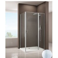 Душевой уголок Allen Brau Priority 100x90 304219 (серебро браш) - Превью изображения №2 — Интернет-магазин Time-Shop