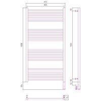 Полотенцесушитель Сунержа Богема 3.0 прямая 1200х600 МЭМ правый 00-5805-1260 - Превью изображения №4 — Интернет-магазин Time-Shop