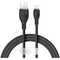 Baseus Pudding Series Fast Charging Cable 2.4A USB Type-A - Lightning (1.2 м, черный)