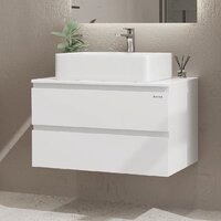  Onika Тумба под умывальник Алеста 80 108065 (белый) - Превью изображения №2 — Интернет-магазин Time-Shop
