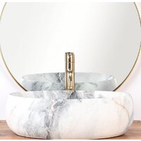 Умывальник Rea Linda (гранит матовый) - Превью изображения №3 — Интернет-магазин Time-Shop