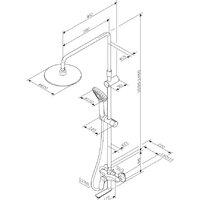 Душевая система  AM.PM Sunny F0785C922 - Превью изображения №9 — Интернет-магазин Time-Shop