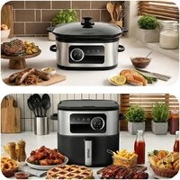 Аэрогриль (аэрофритюрница) Kitfort KT-8127 - Превью изображения №2 — Интернет-магазин Time-Shop