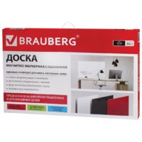 Магнитно-маркерная доска BRAUBERG стеклянная 60х90 см (черный) - Превью изображения №11 — Интернет-магазин Time-Shop