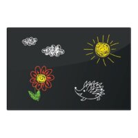 Магнитно-маркерная доска BRAUBERG стеклянная 60х90 см (черный) - Превью изображения №2 — Интернет-магазин Time-Shop