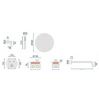 Душевая система  Rea REA-P8551 - Превью изображения №8 — Интернет-магазин Time-Shop