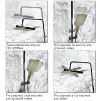 Душевая система  Haiba HB24575 - Превью изображения №8 — Интернет-магазин Time-Shop