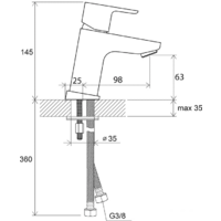 Смеситель Ravak 10° TD 012.00 [X070064] - Превью изображения №3 — Интернет-магазин Time-Shop