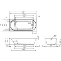 Ванна AM.PM X-Joy 170x75 W94A-170-075W-A - Превью изображения №11 — Интернет-магазин Time-Shop