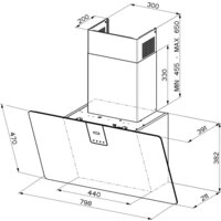 Кухонная вытяжка Faber Soft Edge Grey London A80 330.0597.527 - Превью изображения №3 — Интернет-магазин Time-Shop