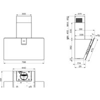 Кухонная вытяжка Faber Soft Edge Grey London A80 330.0597.527 - Превью изображения №2 — Интернет-магазин Time-Shop