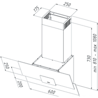 Кухонная вытяжка Akpo Omega eco 60 WK-4 (черный) - Превью изображения №3 — Интернет-магазин Time-Shop