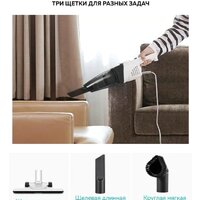 Пылесос Deerma DX118C (международная версия, белый/серый) - Превью изображения №9 — Интернет-магазин Time-Shop