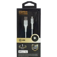 CACTUS USB Type-A - Lightning CS-LG.USB.A-1 (1 м, белый)