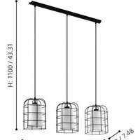 Подвесная люстра Eglo Bittams 43355 - Превью изображения №2 — Интернет-магазин Time-Shop