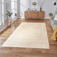 Ковер для жилой комнаты Felis Carpet Palmera 0337A-KREM (1.4x2) - Превью изображения №4 — Интернет-магазин Time-Shop