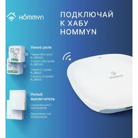 Реле Hommyn zigbee 1 канал RLZBNN01 (без нейтрали) - Превью изображения №9 — Интернет-магазин Time-Shop