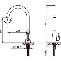 Смеситель Ahti Turku TU103011 - Превью изображения №2 — Интернет-магазин Time-Shop