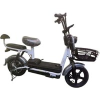 Электроскутер NOVA EC02 (серый, без цепи) - Превью изображения №3 — Интернет-магазин Time-Shop