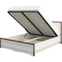 Кровать Мебель Неман Тиволи МН-035-25 (белый структурный/дуб стирлинг) - Превью изображения №2 — Интернет-магазин Time-Shop