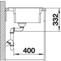Кухонная мойка Blanco Etagon 6 (темная скала) 524540 - Превью изображения №3 — Интернет-магазин Time-Shop
