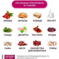 Сушилка для овощей и фруктов Мастерица EFD-1004VM - Превью изображения №5 — Интернет-магазин Time-Shop