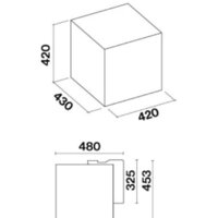 Кухонная вытяжка Falmec Rubik E-ion 42 450 м3/ч (белый) - Превью изображения №3 — Интернет-магазин Time-Shop