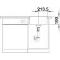 Кухонная мойка Blanco Subline 400-F 527165 (мягкий белый) - Превью изображения №5 — Интернет-магазин Time-Shop