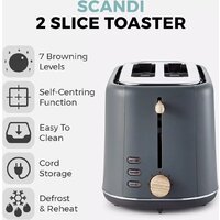 Тостер Tower Scandi T20027G - Превью изображения №2 — Интернет-магазин Time-Shop