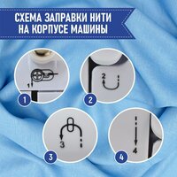 Электромеханическая швейная машина Sundays Home SH-2121 - Превью изображения №12 — Интернет-магазин Time-Shop