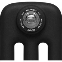 Стальной трубчатый радиатор Rifar Tubog 2180-09-D1 (нижнее подключение, антрацит) - Превью изображения №6 — Интернет-магазин Time-Shop