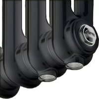 Стальной трубчатый радиатор Rifar Tubog 2180-09-D1 (нижнее подключение, антрацит) - Превью изображения №8 — Интернет-магазин Time-Shop