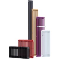 Стальной трубчатый радиатор Rifar Tubog 2180-09-D1 (нижнее подключение, антрацит) - Превью изображения №5 — Интернет-магазин Time-Shop