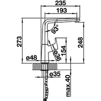 Смеситель Blanco Avona-S (хром) - Превью изображения №2 — Интернет-магазин Time-Shop