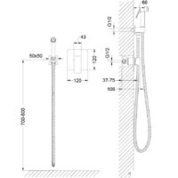 Гигиенический душ Timo Selene 2089/03SM (черный) - Превью изображения №2 — Интернет-магазин Time-Shop