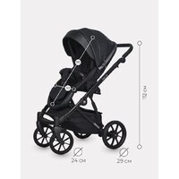 Универсальная коляска Riko Basic Delta Ecco (3 в 1, 15/black) - Превью изображения №10 — Интернет-магазин Time-Shop