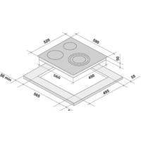 Варочная панель Krona Terzo 60 BL - Превью изображения №3 — Интернет-магазин Time-Shop