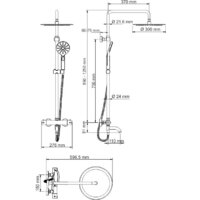 Душевая система  Wasserkraft A18801 - Превью изображения №15 — Интернет-магазин Time-Shop