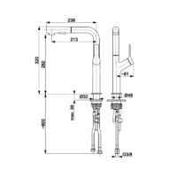 Смеситель Armatura Duero Design 6623-220-81 - Превью изображения №2 — Интернет-магазин Time-Shop