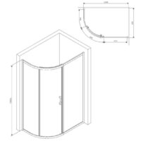 Душевой уголок AM.PM Like Solo Slide 120 W83G-302U120CG64 - Превью изображения №9 — Интернет-магазин Time-Shop