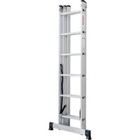 Лестница-стремянка Новая высота NV 123 алюминиевая трёхсекционная 3x6 ступеней - Превью изображения №3 — Интернет-магазин Time-Shop