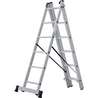 Лестница-стремянка Новая высота NV 123 алюминиевая трёхсекционная 3x6 ступеней - Превью изображения №7 — Интернет-магазин Time-Shop