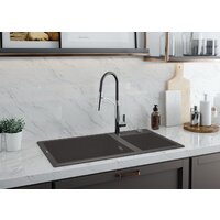 Кухонная мойка Deante Eridan ZQE T20B (антрацитовый металлик) - Превью изображения №3 — Интернет-магазин Time-Shop