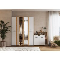 Тумба Стендмебель Санса КМ-01 1000 (белый/дуб сонома) - Превью изображения №5 — Интернет-магазин Time-Shop