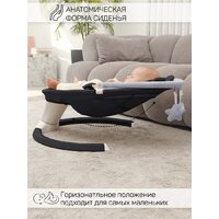 Шезлонг Amarobaby Teddy Swing AB24-22TED/09 (черный) - Превью изображения №17 — Интернет-магазин Time-Shop