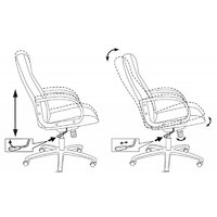 Офисное кресло Бюрократ T-898AXSN (синий 38-415) - Превью изображения №8 — Интернет-магазин Time-Shop
