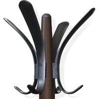 Вешалка для одежды Sheffilton SHT-CR15 986267 (коричневый/черный муар) - Превью изображения №2 — Интернет-магазин Time-Shop