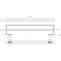 Держатель для полотенца Bemeta 139104052 (хром) - Превью изображения №2 — Интернет-магазин Time-Shop
